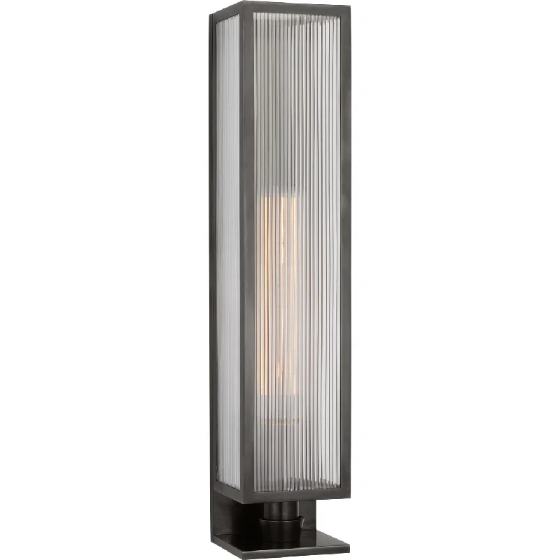 White track lighting for a clean lookYork 24" Single Box Sconce