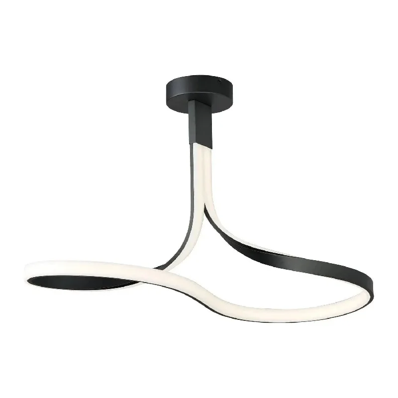 Track lighting for small apartmentsSerpentine LED Semi-Flush Mount