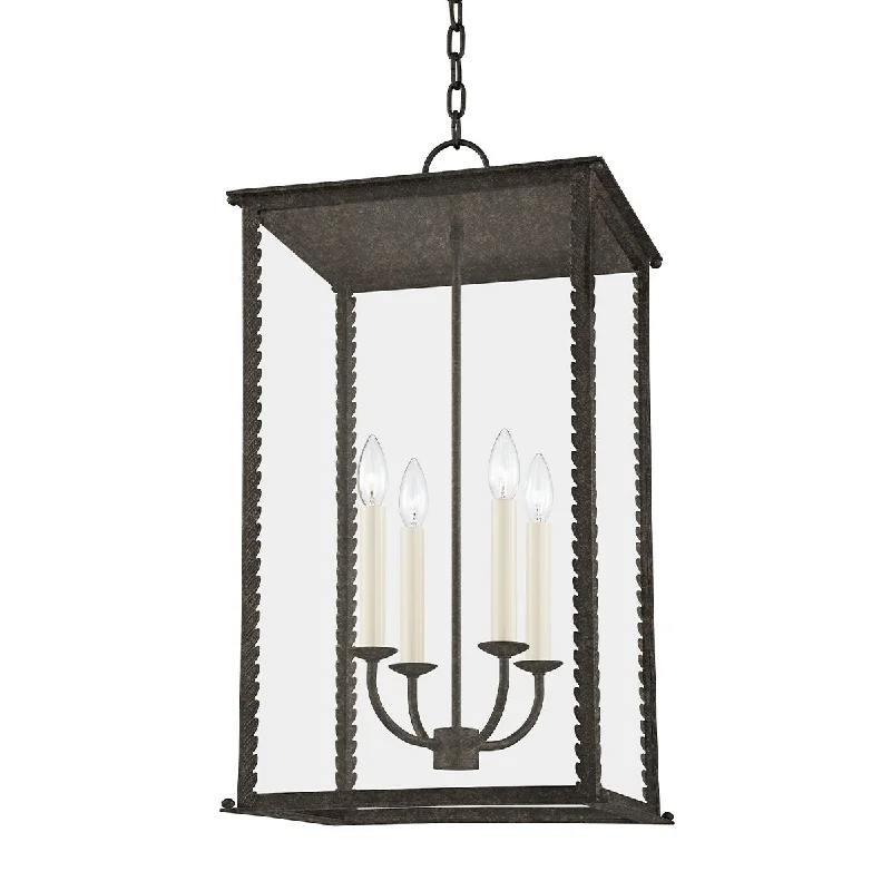 Dimmable Industrial Lighting for Ambiance ControlZUMA 15 in. 4 Lights Outdoor Pendant Light French Iron Finish Dimmable Industrial Lighting for Ambiance ControlZUMA 15 in. 4 Lights Outdoor Pendant Light French Iron Finish