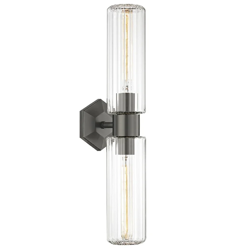 Industrial Lighting for Electronics ManufacturingRoebling 24 In. 2 Lights Armed Sconce Old Bronze Finish Industrial Lighting for Electronics ManufacturingRoebling 24 In. 2 Lights Armed Sconce Old Bronze Finish