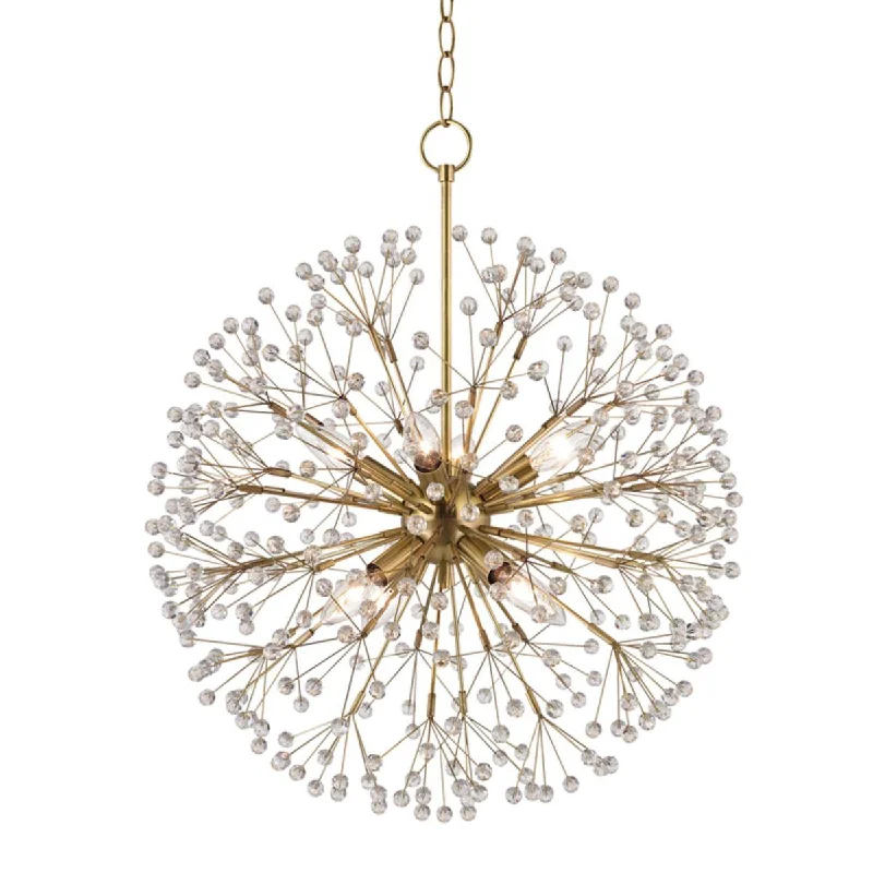 Explosion - Proof Industrial Lighting for Hazardous LocationsDunkirk 8 lights Chandelier Brass finish Explosion - Proof Industrial Lighting for Hazardous LocationsDunkirk 8 lights Chandelier Brass finish