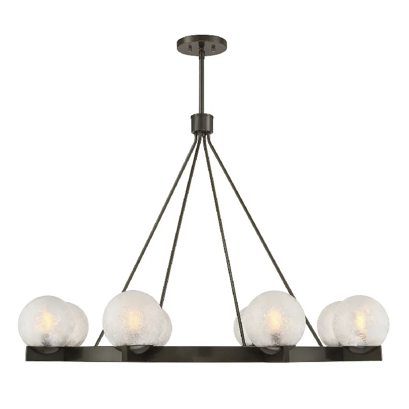 Industrial Lighting for Chemical PlantsDarien Eight Light Chandelier