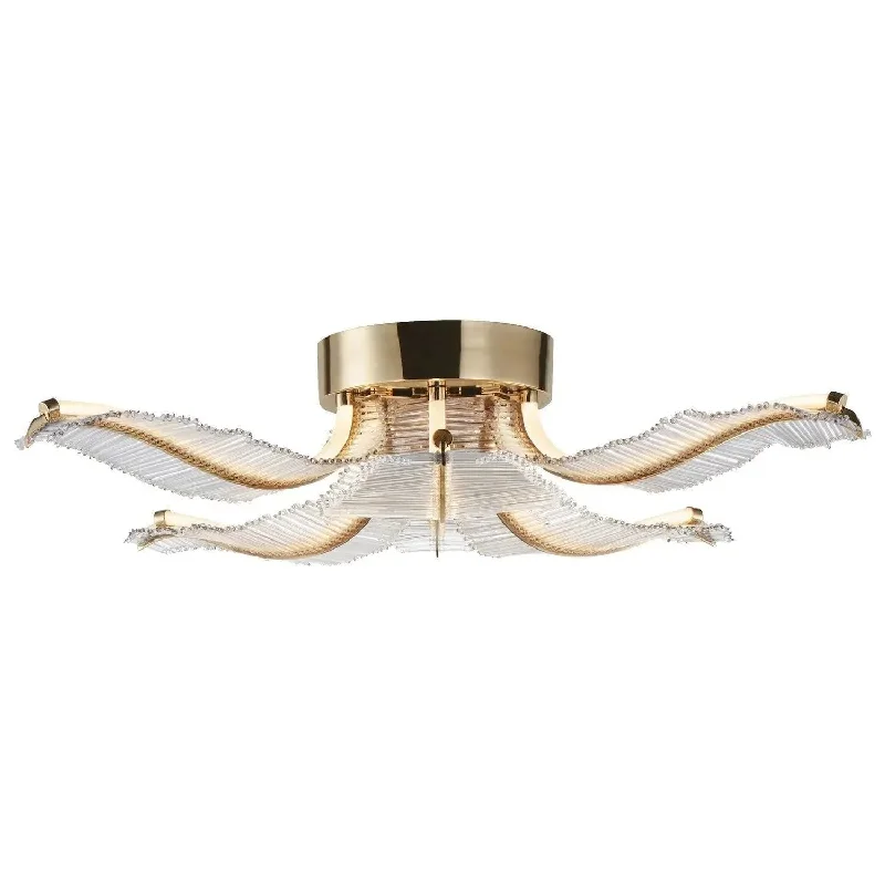 Track lighting for illuminating walkwaysLillet LED Flush Mount