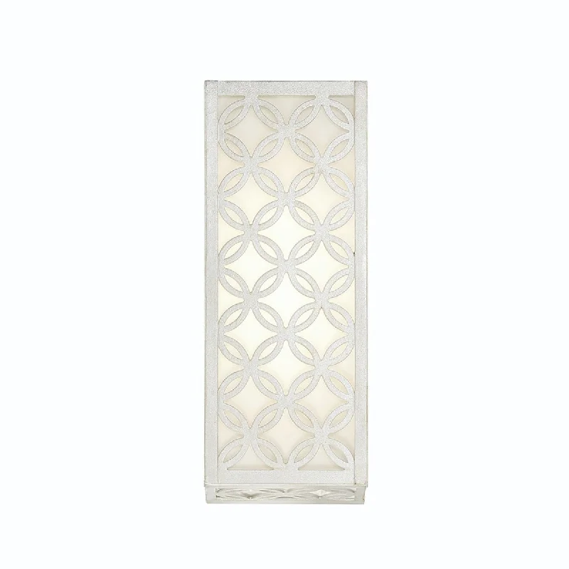 High - Bay LED Industrial Lighting for WarehousesClover 13 In. LED Outdoor Wall Sconce Silver Finish High - Bay LED Industrial Lighting for WarehousesClover 13 In. LED Outdoor Wall Sconce Silver Finish