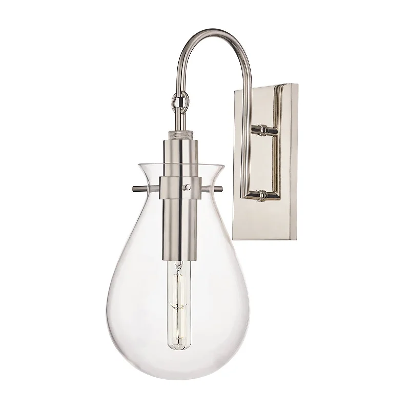 Industrial Lighting for Electronics ManufacturingIvy 18 in. LED Armed Sconce Polished Nickel finish Industrial Lighting for Electronics ManufacturingIvy 18 in. LED Armed Sconce Polished Nickel finish