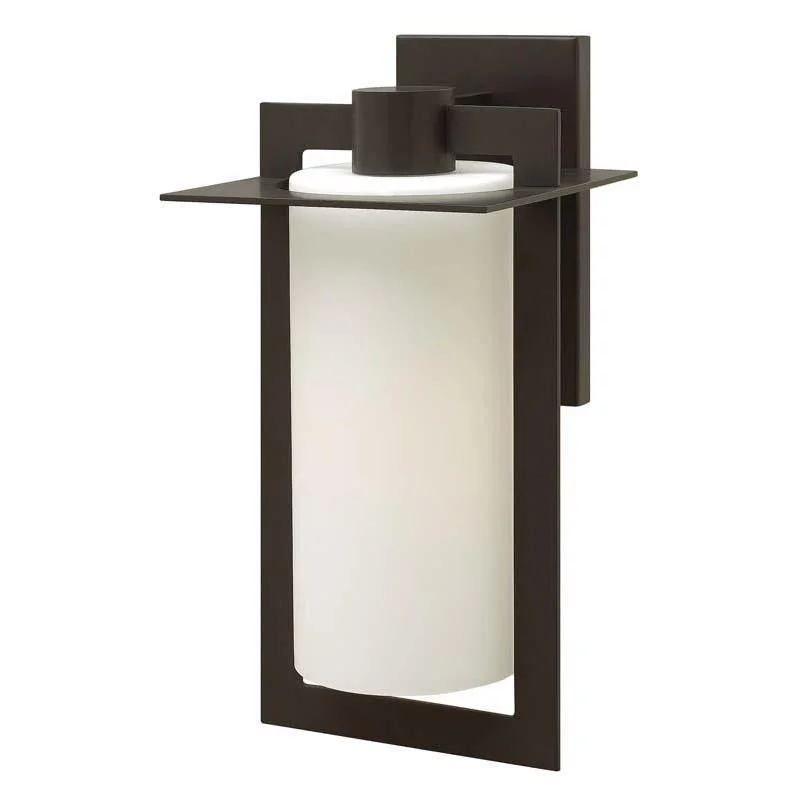 Energy - efficient track lighting fixturesart deco wall lamps with geometric patterns for a retro - inspired bathroomHinkley 2925BZ Outdoor Colfax Bronze Wall Light