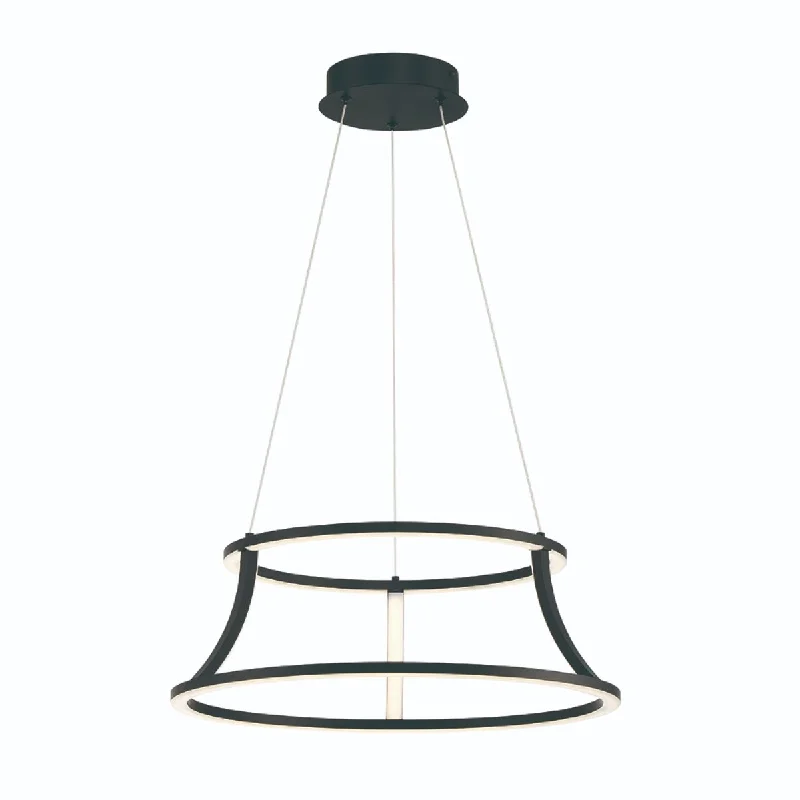 Explosion - Proof Industrial Lighting for Hazardous LocationsCadoux 20 in. LED Chandelier Matte Black Finish Explosion - Proof Industrial Lighting for Hazardous LocationsCadoux 20 in. LED Chandelier Matte Black Finish