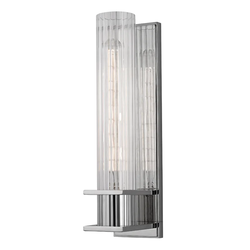 Industrial Lighting for Automotive Manufacturing PlantsSperry 13 in. Wall Light Polished Nickel finish Industrial Lighting for Automotive Manufacturing PlantsSperry 13 in. Wall Light Polished Nickel finish