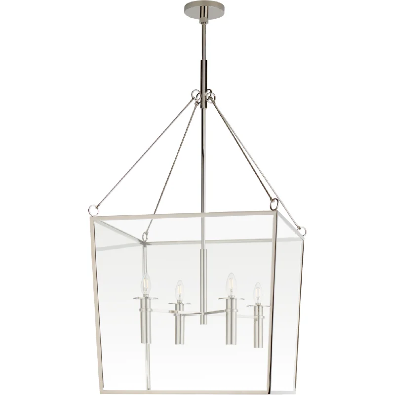 Modern track lighting with LED bulbsCochere Large Lantern