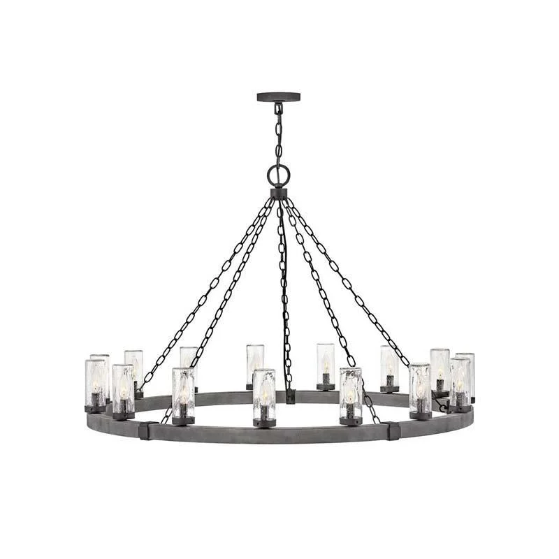 High - lumen track lighting for bright spacesHinkley 29209 Outdoor Sawyer Hanging Light