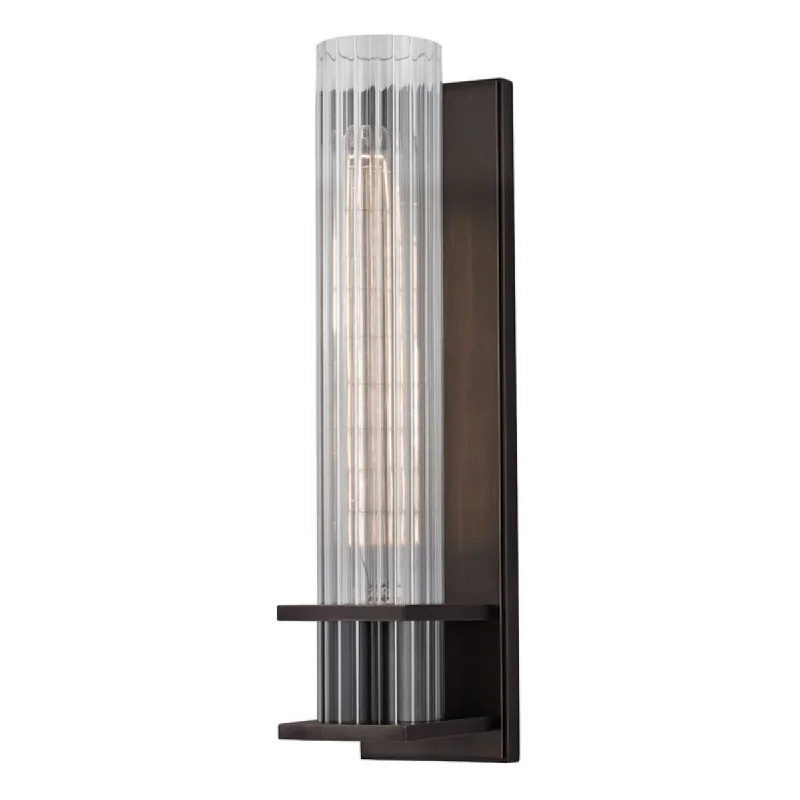 Industrial Lighting with High CRI (Color Rendering Index) for True Color PerceptionSperry 13 in. Wall Light Old Bronze finish