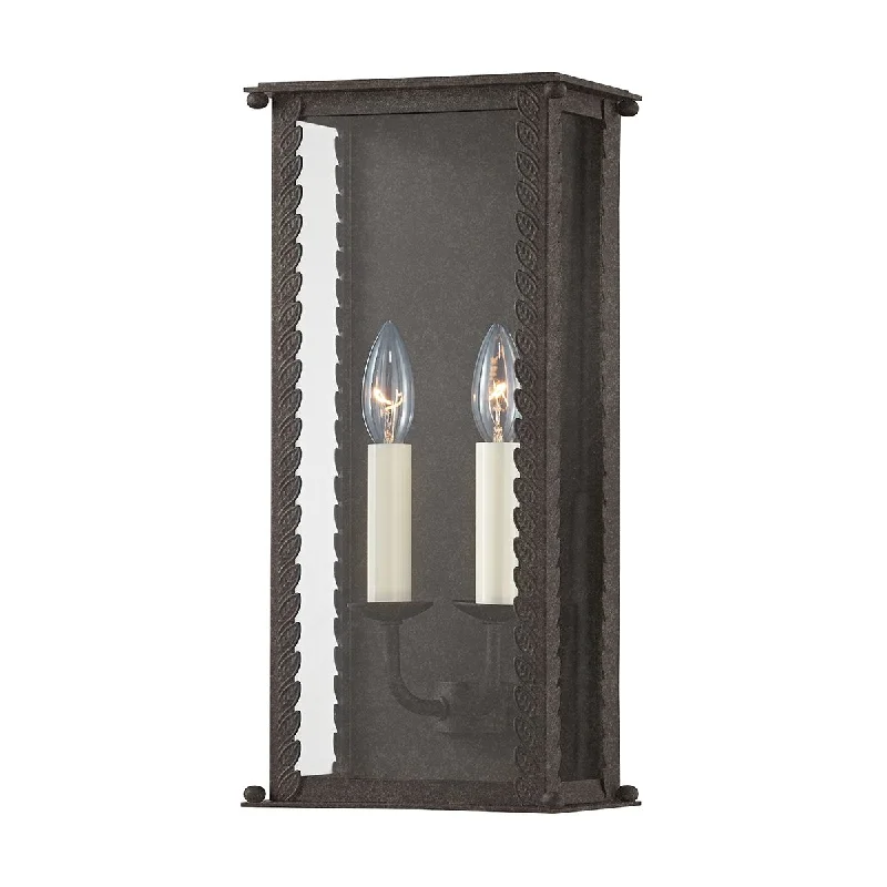 Industrial Lighting for Metal Fabrication ShopsZUMA 17 in. 2 Lights Outdoor Wall Sconce French iron Finish Industrial Lighting for Metal Fabrication ShopsZUMA 17 in. 2 Lights Outdoor Wall Sconce French iron Finish