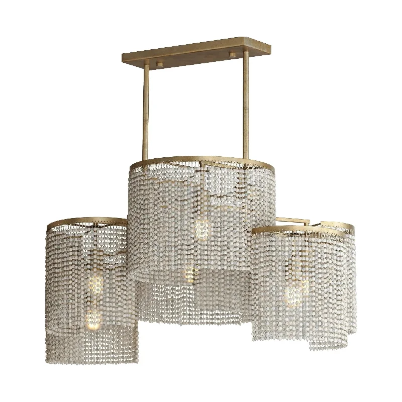 Wireless track lighting for easy installationFontaine Linear Pendant