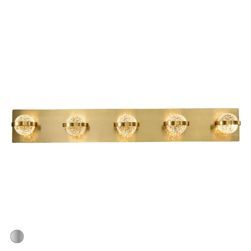 Industrial Lighting for Furniture FactoriesRyder 33 in 5 Lights LED Bath Bar Gold finish Industrial Lighting for Furniture FactoriesRyder 33 in 5 Lights LED Bath Bar Gold finish