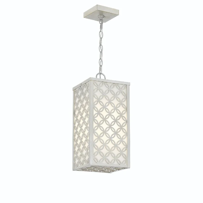Industrial Emergency Lighting for Safety in FactoriesClover 8 In. LED Outdoor Pendant Light Silver finish Industrial Emergency Lighting for Safety in FactoriesClover 8 In. LED Outdoor Pendant Light Silver finish