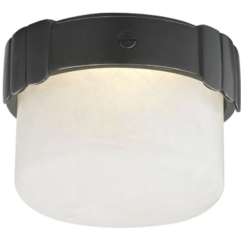 Industrial Lighting for Textile MillsBeckett 6 in. LED Flush Mount Light Old Bronze Finish Industrial Lighting for Textile MillsBeckett 6 in. LED Flush Mount Light Old Bronze Finish