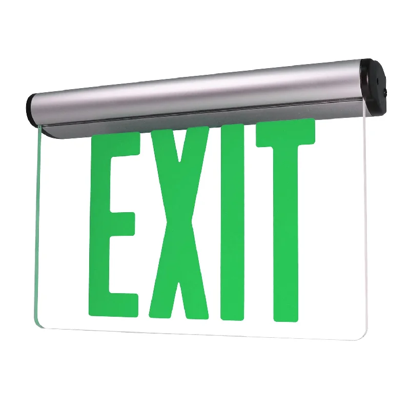 Waterproof Industrial Lighting for Wet AreasExit LED Edge-Lit Exit Sign