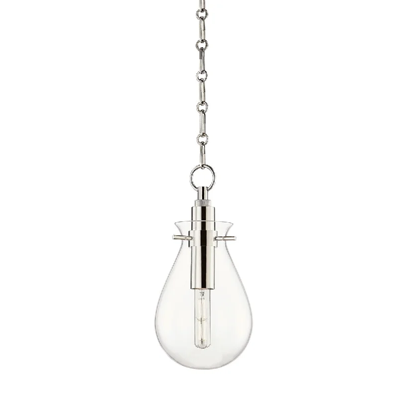 Industrial Flood Lighting for Outdoor Loading DocksIvy 8 In. LED Pendant Light Polished Nickel Finish Industrial Flood Lighting for Outdoor Loading DocksIvy 8 In. LED Pendant Light Polished Nickel Finish