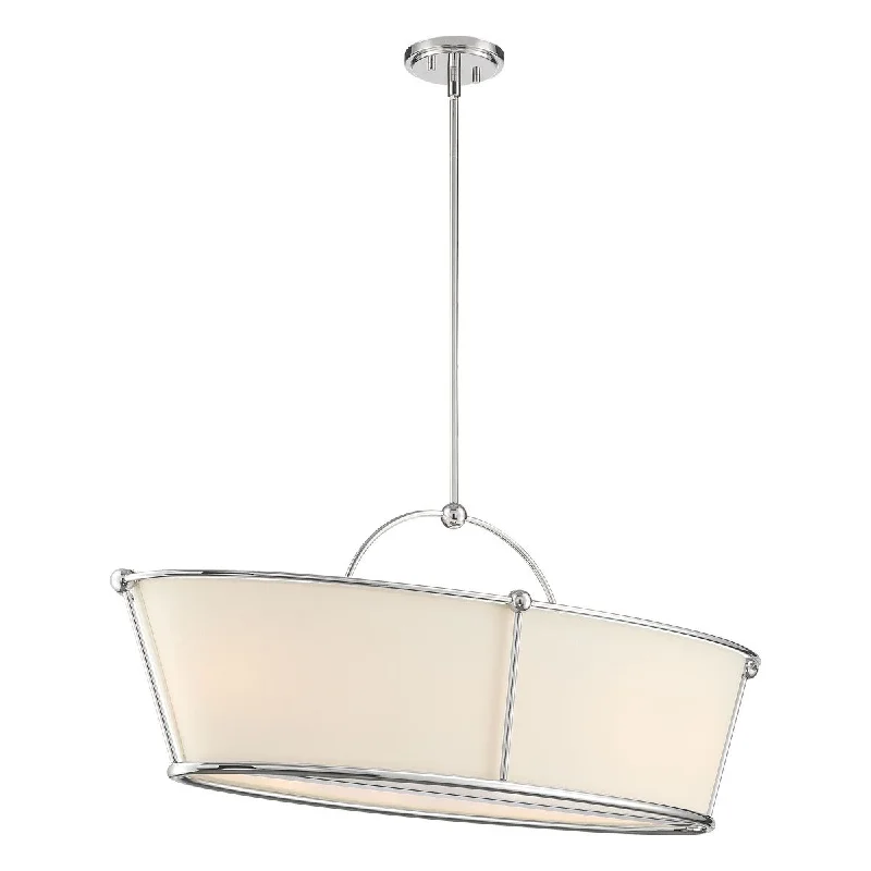 High - Bay LED Industrial Lighting for WarehousesPulito 38 in. 6 Lights Pendant Light Silver finish High - Bay LED Industrial Lighting for WarehousesPulito 38 in. 6 Lights Pendant Light Silver finish