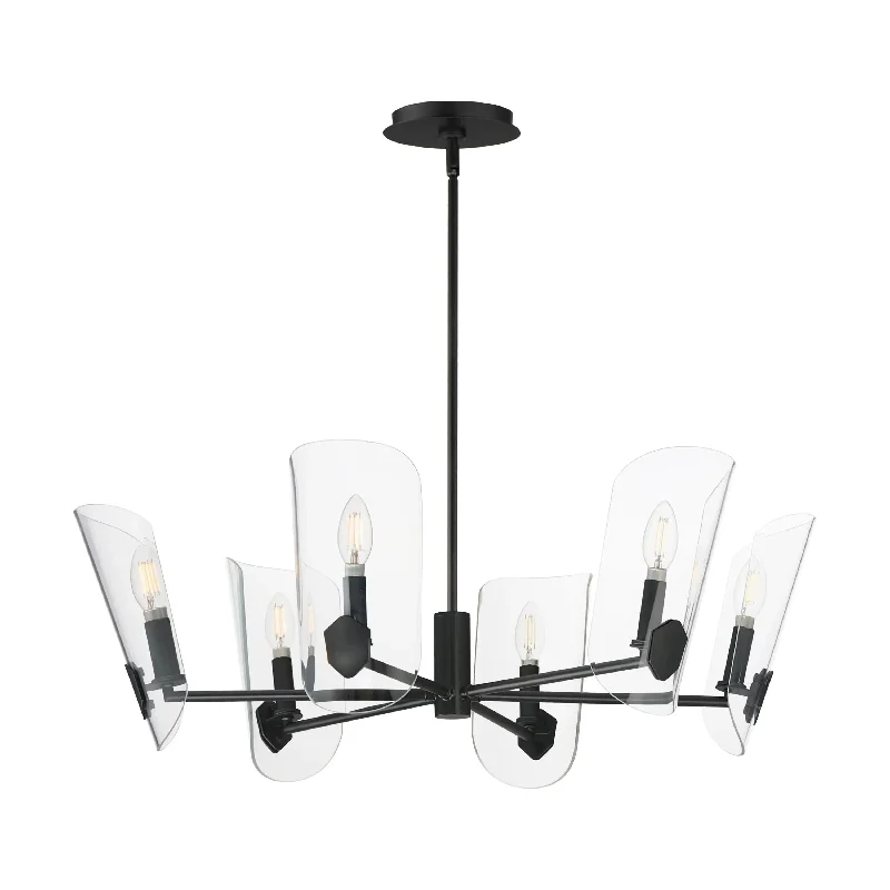 Contemporary track lighting in black finishArmory Chandelier
