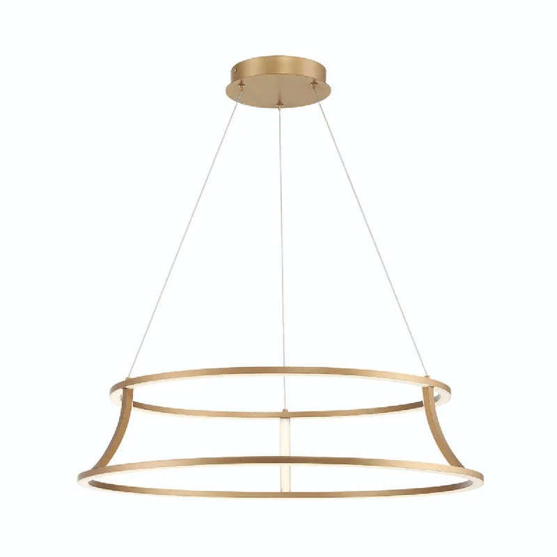 Industrial Task Lighting for Precision WorkstationsCadoux 30 in. LED Chandelier Gold Finish Industrial Task Lighting for Precision WorkstationsCadoux 30 in. LED Chandelier Gold Finish