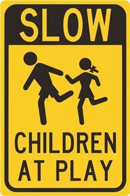 Track lighting for highlighting kitchen cabinetsSlow.. Children At Play Heavy-Duty Sign 12 Inch  X 18 Inch
