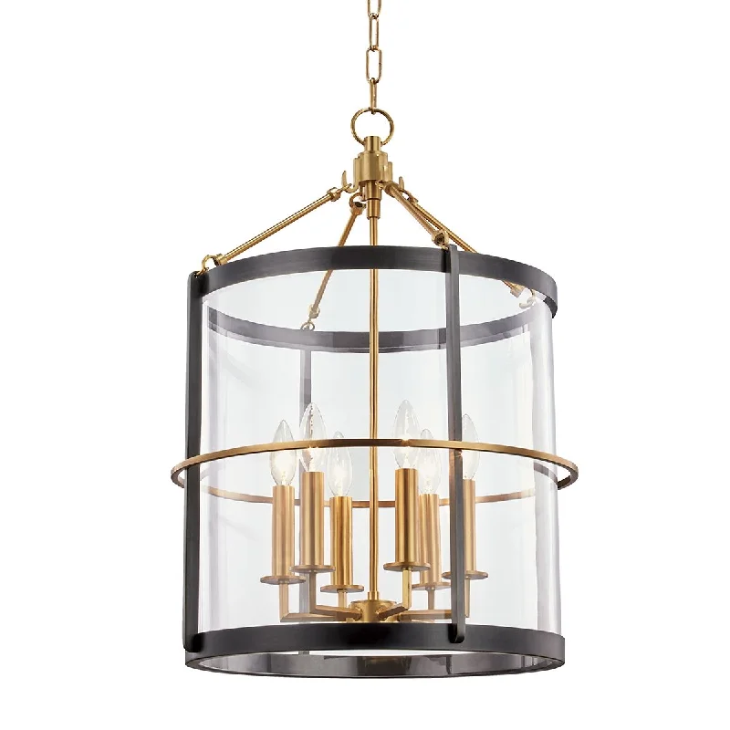 Corrosion - Resistant Industrial Lighting for Coastal FactoriesRen 18 In. 6 Lights Pendant Light Old Bronze Finish Corrosion - Resistant Industrial Lighting for Coastal FactoriesRen 18 In. 6 Lights Pendant Light Old Bronze Finish