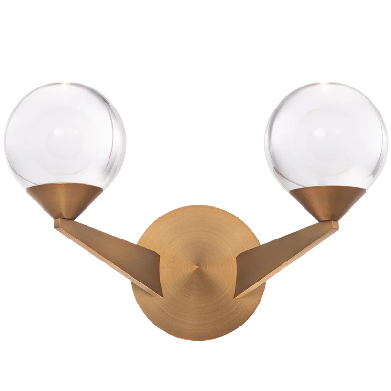 Track lighting for enhancing the architectureDouble Bubble Wall Sconce