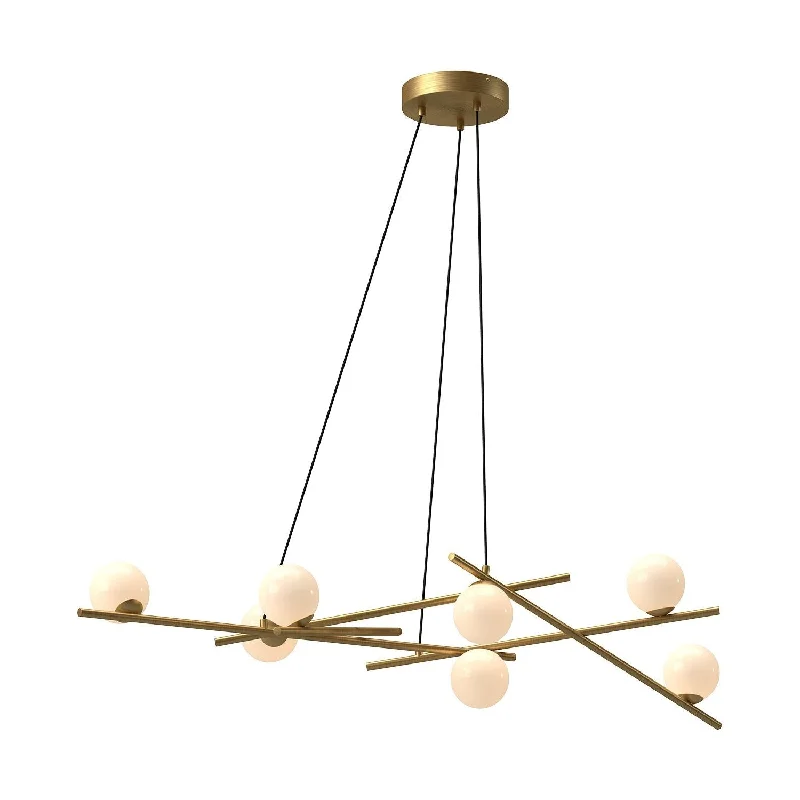 Track lighting for illuminating dining tablesAmara 54" LED Chandelier