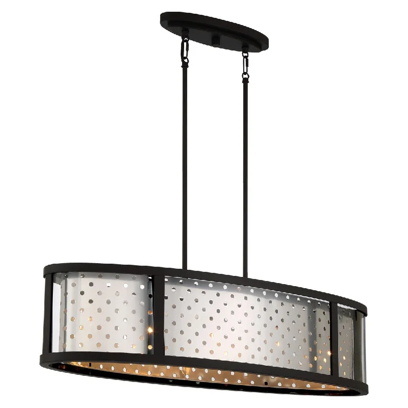 Explosion - Proof Industrial Lighting for Hazardous LocationsGrado 38 in. 5 Lights Pendant Light Chrome finish Explosion - Proof Industrial Lighting for Hazardous LocationsGrado 38 in. 5 Lights Pendant Light Chrome finish
