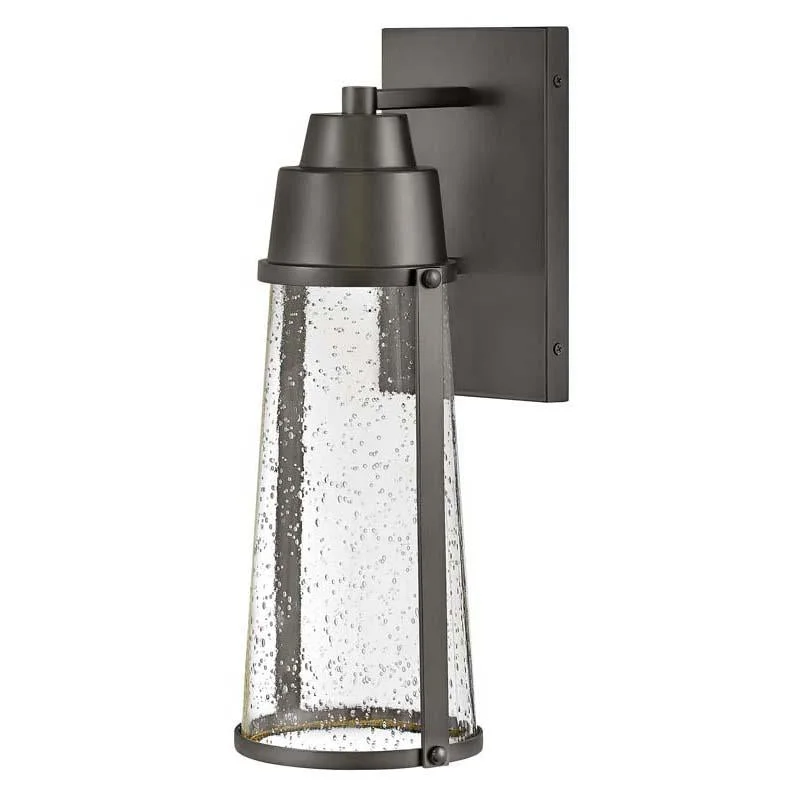 Track lighting with a chunky, bold designwood wall lamps with natural grain for a warm and organic feelHinkley 2554BK Outdoor Miles Black Wall Light Track lighting with a chunky, bold designwood wall lamps with natural grain for a warm and organic feelHinkley 2554BK Outdoor Miles Black Wall Light
