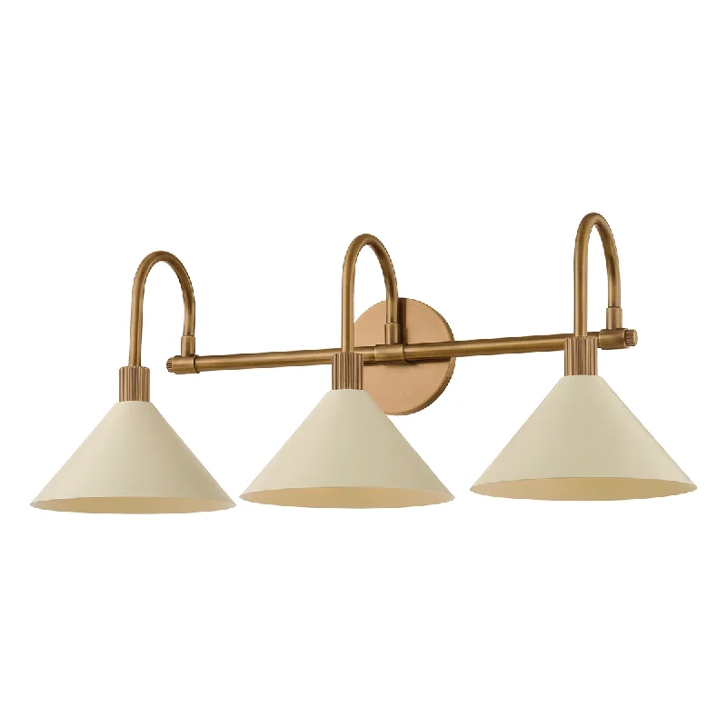 Track lighting with a brushed nickel finishJovani 3-Light Bath and Vanity
