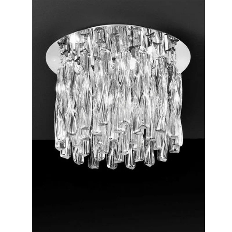 Track lighting for updating office lobbiesFrozen 4/8/12Lt Crystal Flush Light