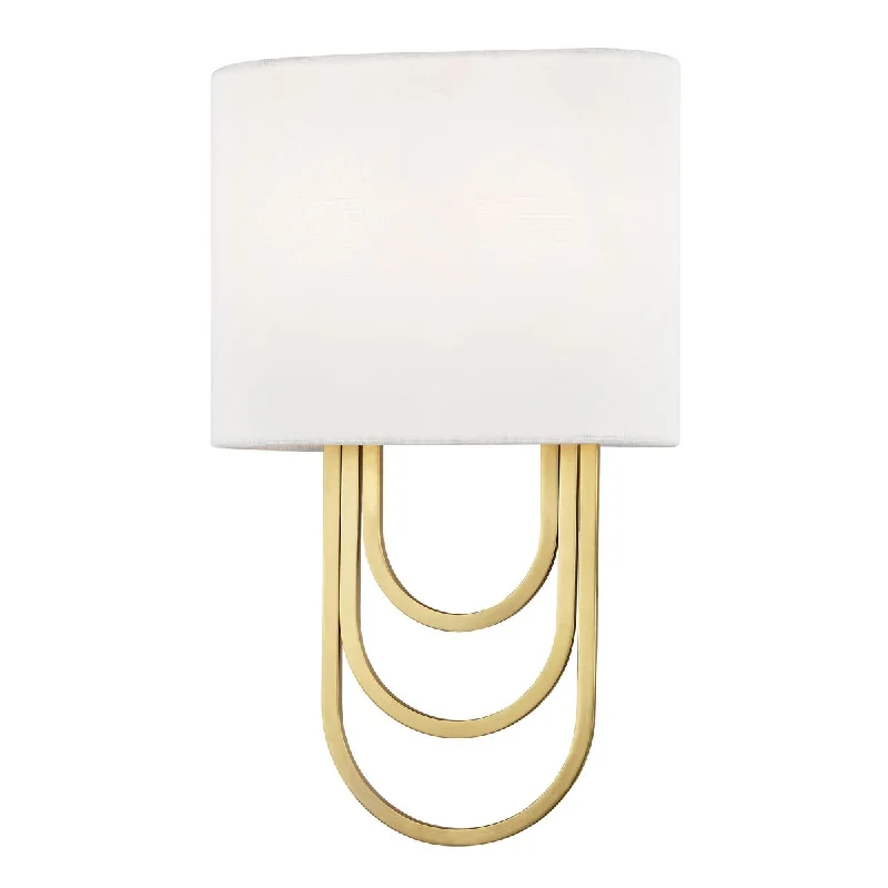 Industrial Lighting for Metal Fabrication ShopsFarah 14 In. 2 Lights Wall Light Brass Finish Industrial Lighting for Metal Fabrication ShopsFarah 14 In. 2 Lights Wall Light Brass Finish
