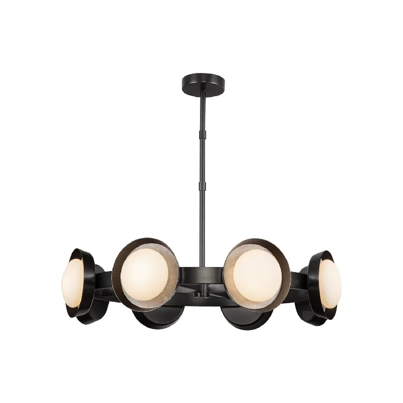 Low - voltage track lighting for safetyAlonso 37" LED Chandelier