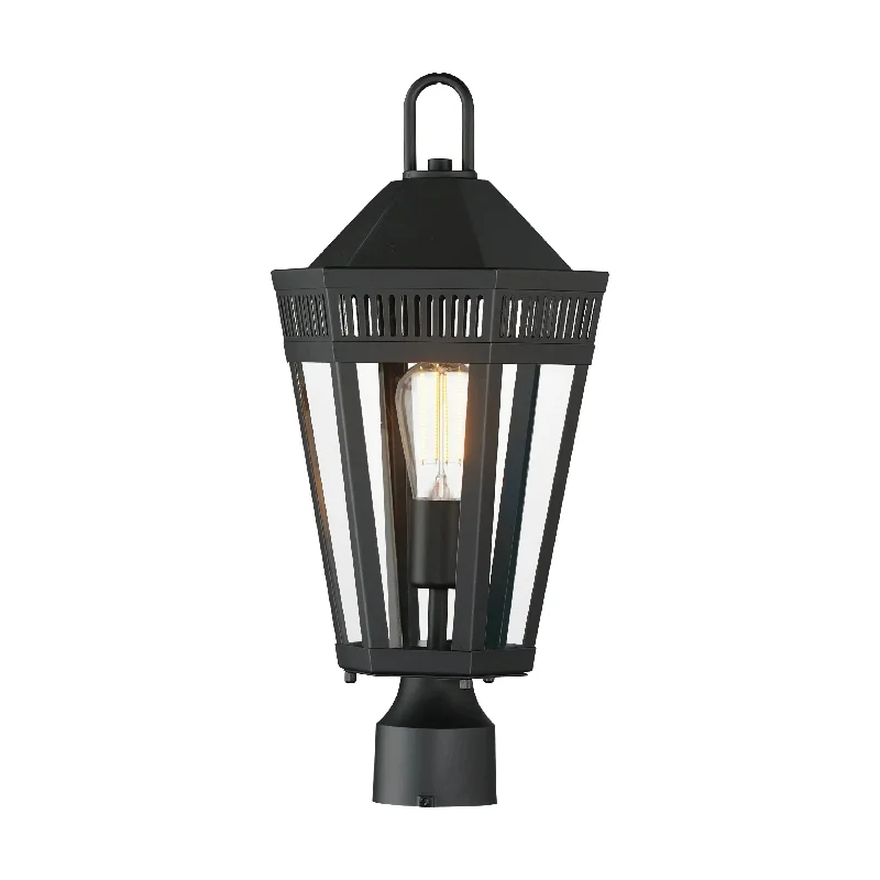 Track lighting with colored glass accentsOxford Outdoor Post Mount