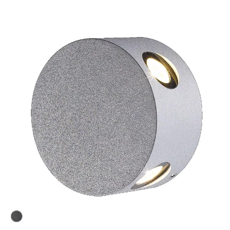 Industrial Ceiling - Mounted Lighting for Assembly PlantsPass 4 In. LED Outdoor Wall Sconce Marine gray Finish Industrial Ceiling - Mounted Lighting for Assembly PlantsPass 4 In. LED Outdoor Wall Sconce Marine gray Finish