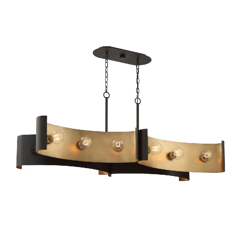 High - Bay LED Industrial Lighting for WarehousesMetallo 48 in. 12 Lights Chandelier Brass Finish High - Bay LED Industrial Lighting for WarehousesMetallo 48 in. 12 Lights Chandelier Brass Finish