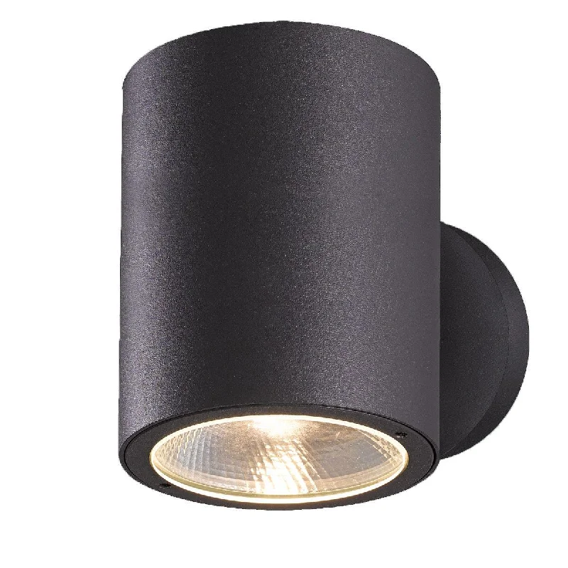 Industrial Area Lighting for Large Open SpacesGlen 5 In 1 Light LED Outdoor Cylinder Wall Light Graphite gray Finish Industrial Area Lighting for Large Open SpacesGlen 5 In 1 Light LED Outdoor Cylinder Wall Light Graphite gray Finish