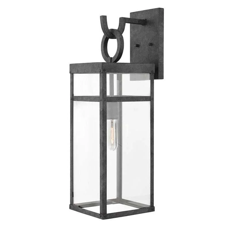 Track lighting for illuminating dining tablesceramic wall lamps with hand - painted designs for an artistic touchHinkley 2805 Outdoor Porter Wall Light