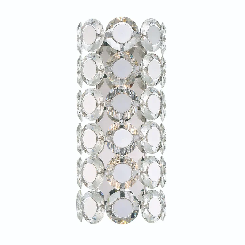 Industrial Lighting for Furniture FactoriesPerrene 19 in. 2 Lights Wall Sconce Chrome Finish Industrial Lighting for Furniture FactoriesPerrene 19 in. 2 Lights Wall Sconce Chrome Finish