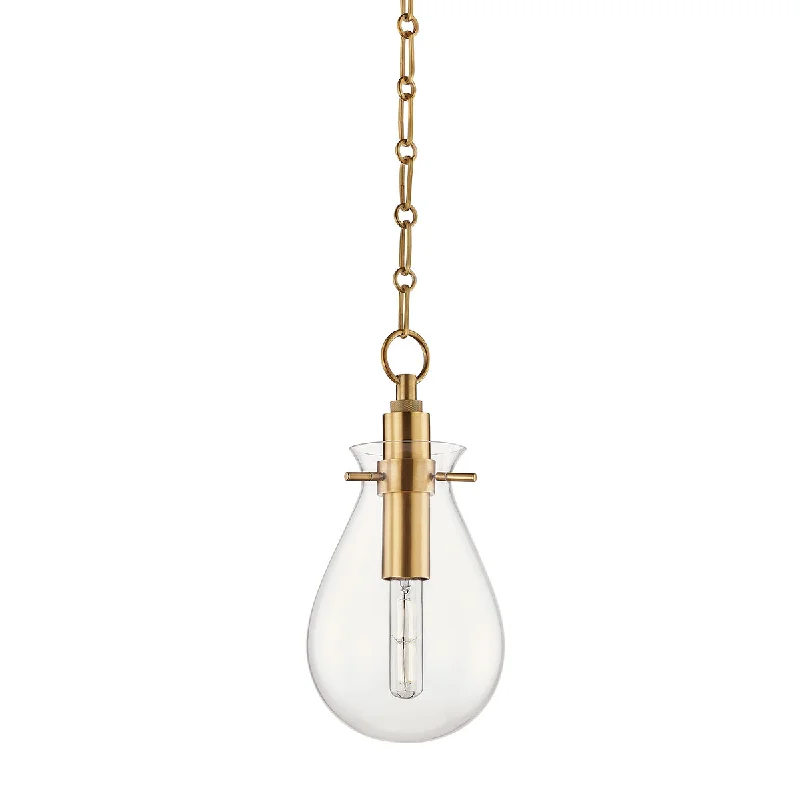 Industrial Lighting for Metal Fabrication ShopsIvy 8 In. LED Pendant Light Brass Finish Industrial Lighting for Metal Fabrication ShopsIvy 8 In. LED Pendant Light Brass Finish