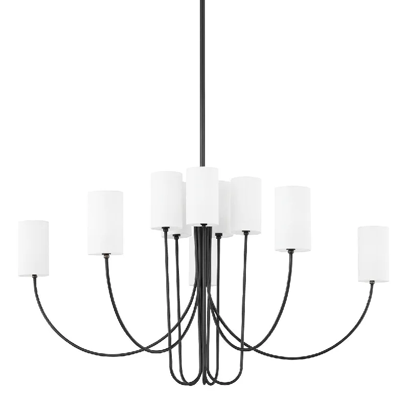 Industrial Lighting for Electronics ManufacturingHarlem 10 lights Chandelier Old Bronze finish Industrial Lighting for Electronics ManufacturingHarlem 10 lights Chandelier Old Bronze finish