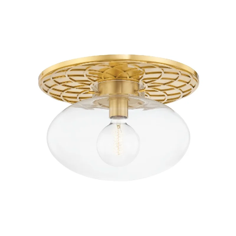 Industrial Lighting for Food Processing FactoriesNew Paltz 18 in. Semi flush Mount Light Brass finish Industrial Lighting for Food Processing FactoriesNew Paltz 18 in. Semi flush Mount Light Brass finish