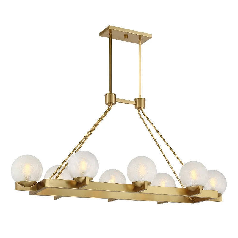 Industrial Flood Lighting for Outdoor Loading DocksDarien Eight Light Linear Chandelier Industrial Flood Lighting for Outdoor Loading DocksDarien Eight Light Linear Chandelier