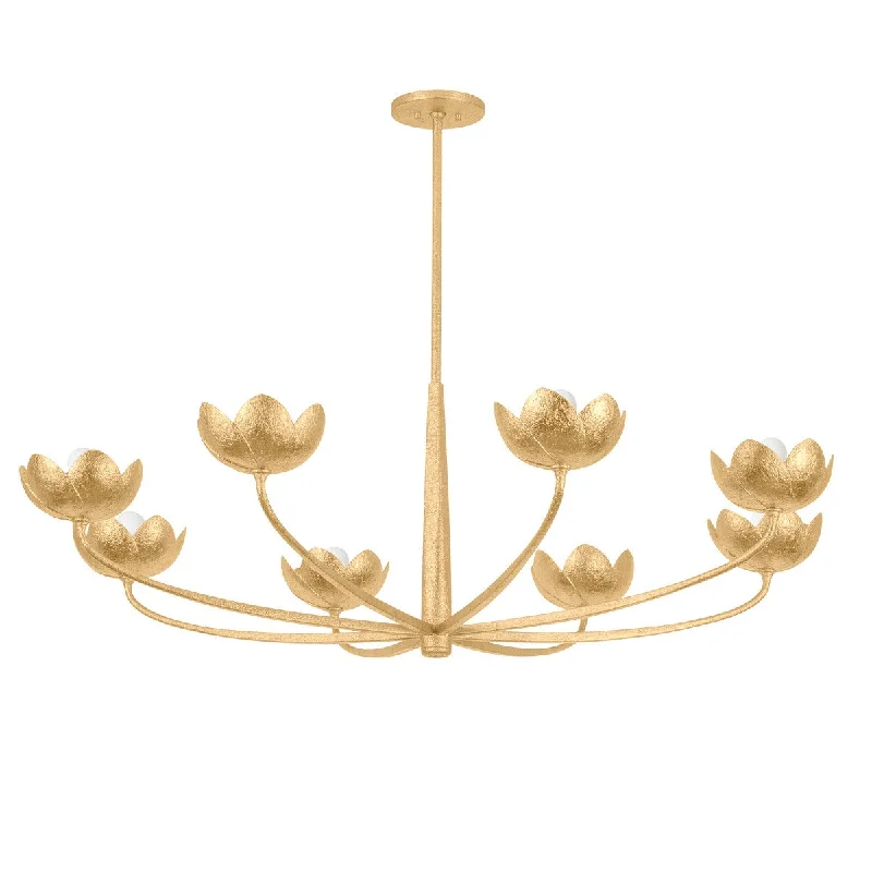 Industrial Lighting for Chemical PlantsArcata Eight Light Chandelier