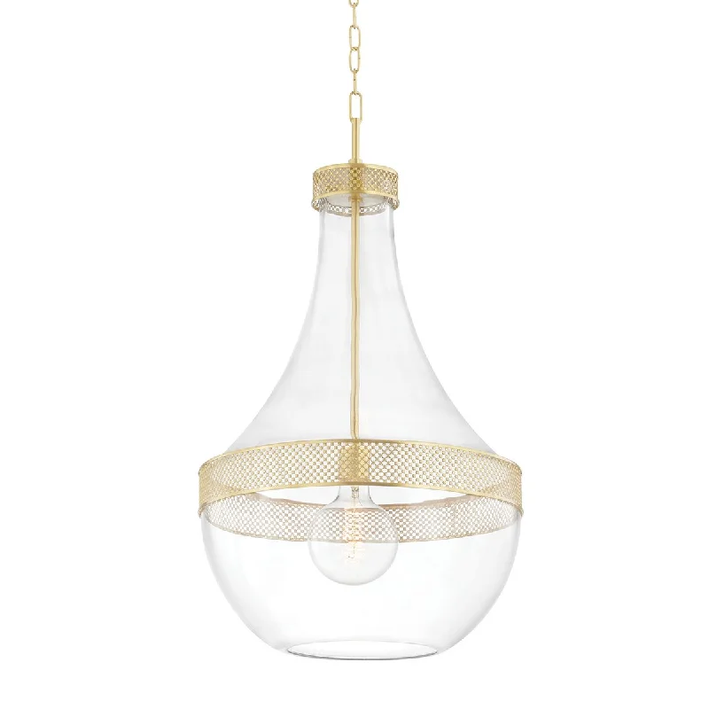 Industrial Ceiling - Mounted Lighting for Assembly PlantsHagen 17 In. Pendant Light Brass Finish Industrial Ceiling - Mounted Lighting for Assembly PlantsHagen 17 In. Pendant Light Brass Finish