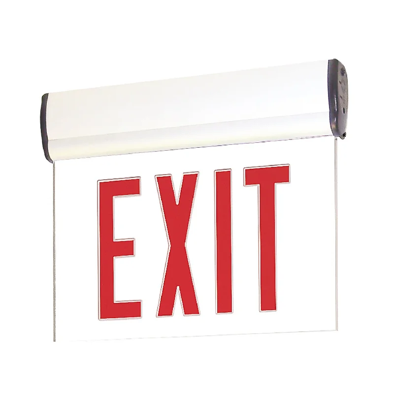 Dimmable Industrial Lighting for Ambiance ControlExit LED Edge-Lit Exit Sign