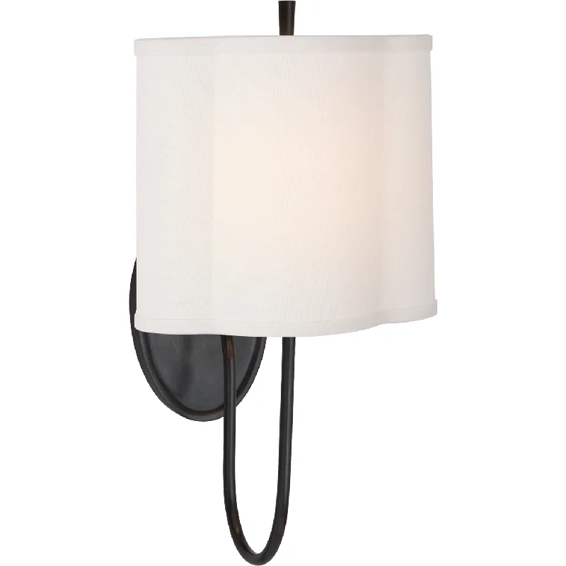 Track lighting for illuminating dining tablesSimple Scallop Wall Sconce