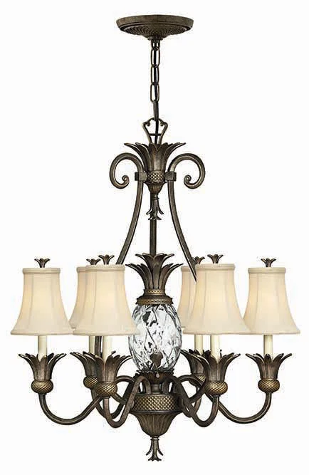Chandeliers with Metal Frames in Black FinishChandeliers with Metal Frames in Black FinishCHANDELIER PLANTATION - Single Tier Foyer - 4886PZ Chandeliers with Metal Frames in Black FinishChandeliers with Metal Frames in Black FinishCHANDELIER PLANTATION - Single Tier Foyer - 4886PZ